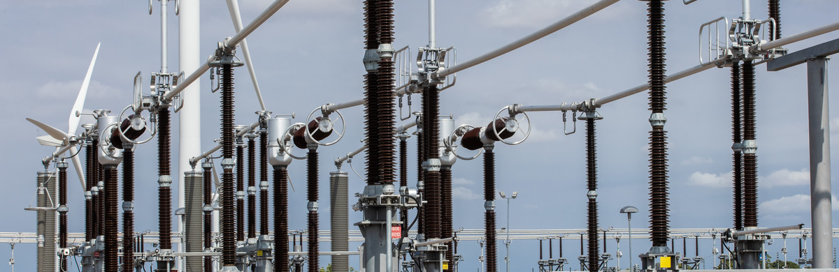 Wind farm and substation 