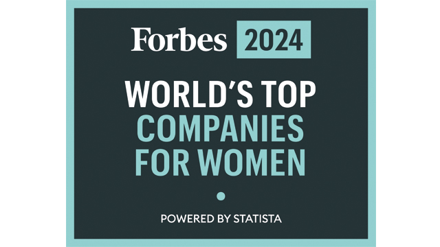 Forbes 2024 World's Top Companies for Women logo