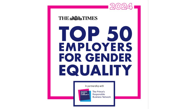 The Times Top 50 Employers for Gender Equality 2024 logo