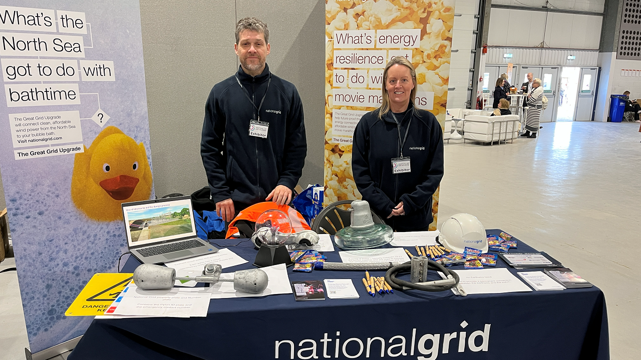 National Grid's stand at the Festival of Knowledge