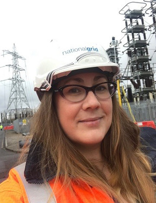 Caroline Bradley on site