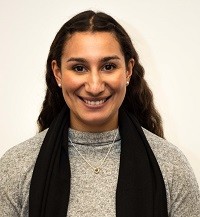 Young woman smiling into camera