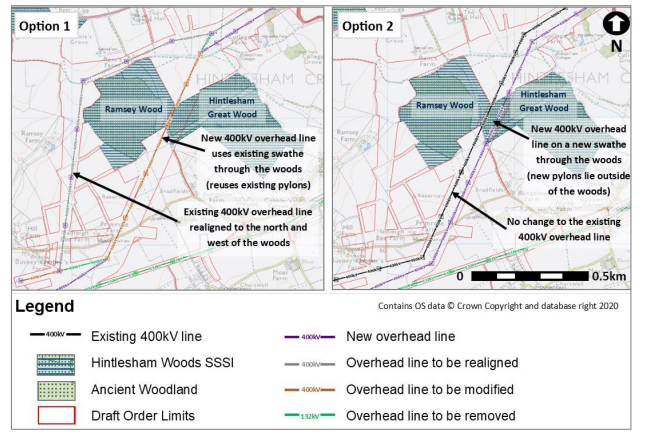 Hintlesham Woods Options 1 and 2