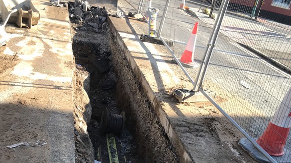 National Grid Stockport cable replacement