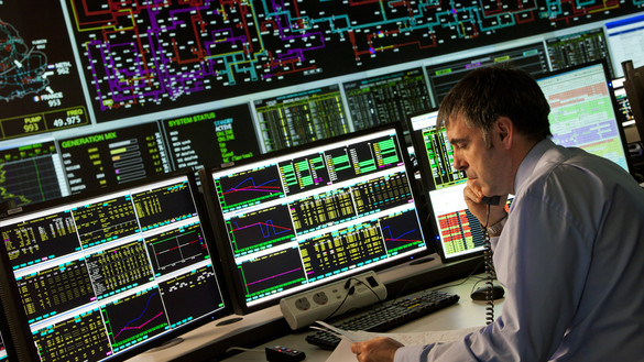 National Grid engineer working in the Transmission Network Control Centre