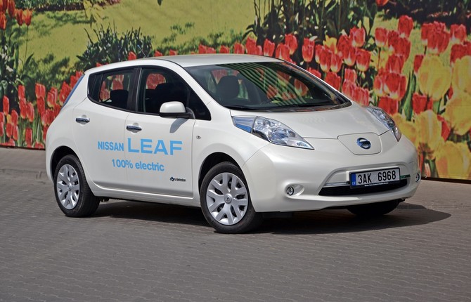 Nisaan Leaf EV for National Grid article