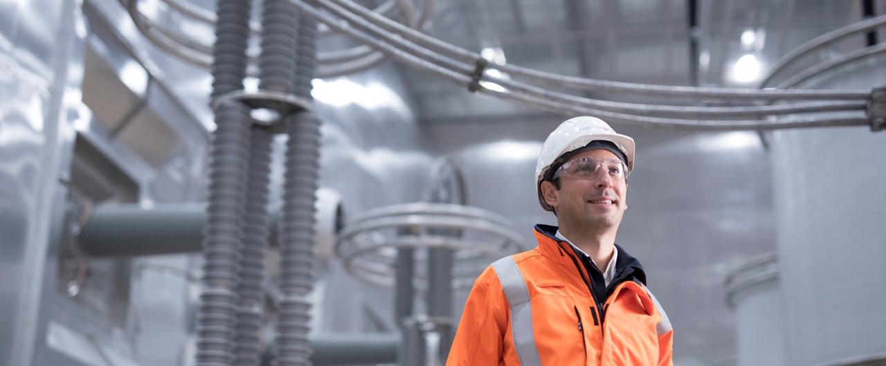 Man in hard hat