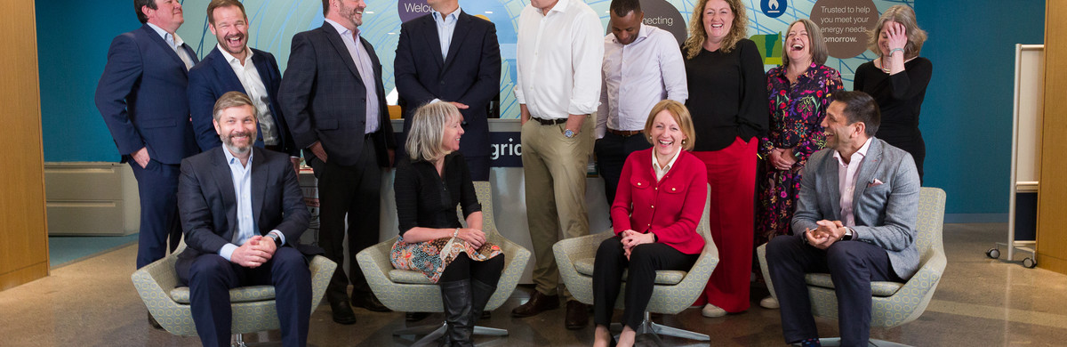 Group photo of National Grid Venture's leadership team